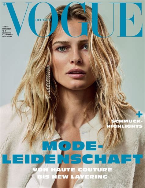 Edita Vilkeviciute Vogue Germany November 2018 Thefashionspot