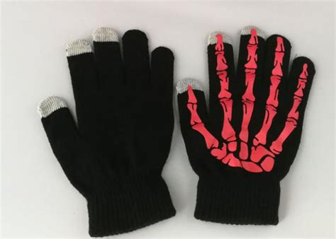 10 Gauge Skeleton Work Gloves Smart Touch Screen Function Free Samples