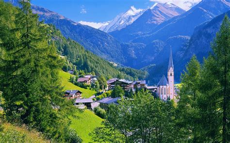 Heiligenblut Village In Austria Wallpaper Nature And Landscape