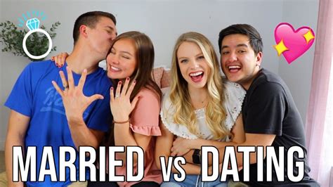 married vs dating who knows each other better youtube