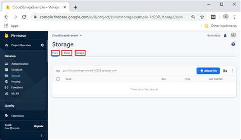Firebase Cloud Storage Setup And Configuration Javatpoint