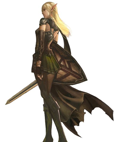 Elf Female Concept Characters And Art Lineage Ii