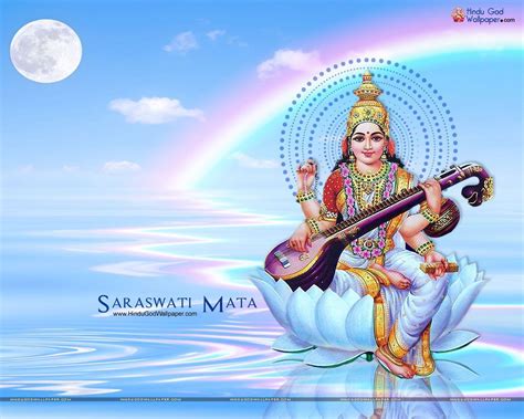 Saraswati Mata Wallpapers Top Free Saraswati Mata Backgrounds Wallpaperaccess
