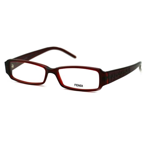 Fendi Womens Eyeglasses F664 618 Burgundy 53 14 140 Frames Rectangular