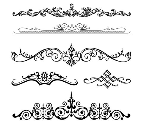 Type Ornaments Vector At Vectorified Com Collection Of Type Ornaments