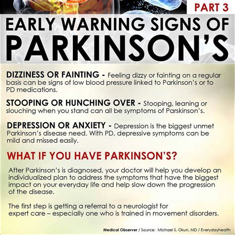 Early Warning Signs Of Parkinsons Disease Parkinsons Disease Parkinsons Awareness Parkinsons
