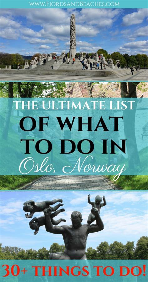 30 Fun Things To Do In Oslo Norway Fjords And Beaches Oslo Norway Oslo Travel Norway Travel