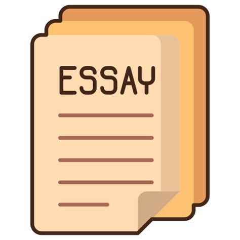 Essay Flaticons Lineal Color Icon