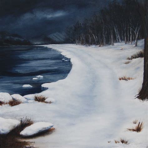 Stopping By Woods On A Snowy Evening Greystones Art Group