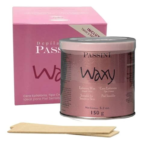Passini Waxy ® Cera Depiladora Piel Sensible Regalo Telas Mercadolibre