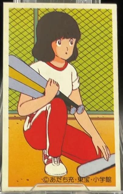 Asakura Minami 2 Fp Touch Adachi Mitsuru Syogakukan Vintage Menko Card
