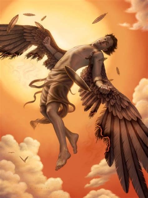 Pin By Jessica Brandonisio On Thtr Gp Icarus Greek Mythology