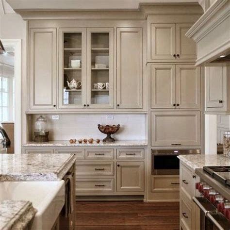 Taupe Color Kitchen Cabinets