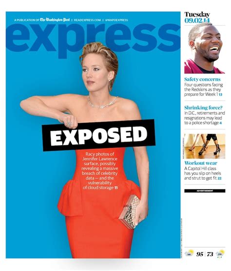 Jennifer Lawrence’s Racy Leaked Photos And A Breach Of Celebrity Privacy Is Today’s Cover Story