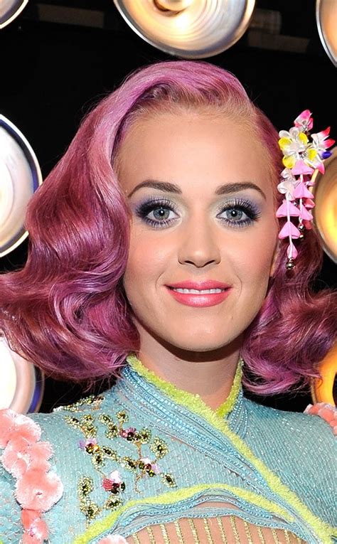 Katy Perry From Stars With Pink Hair E News Uk