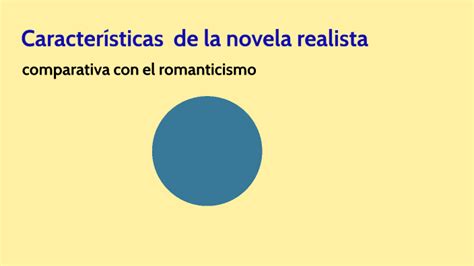 Caracter Sticas De La Novela Realista By Anabel Palmero Burrueco