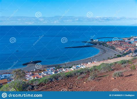 Playa De Las Vistas At Tenerife Canary Islands Spain Stock Image