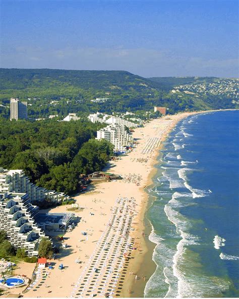 Golden Sands Bulgaria Beach Panorama View