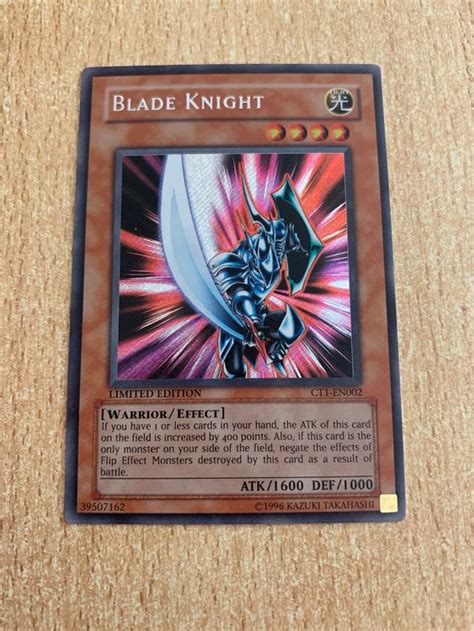 Blade Knight Ct1 En002 Lim Auflage Secret Rare Kaufen Auf Ricardo