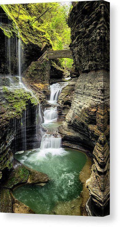 Rainbow Falls Gorge Canvas Print Canvas Art By Stephen Stookey In