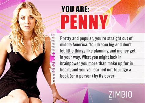 I Took Zimbios Big Bang Theory Quiz And Im Penny Who Are You