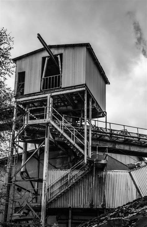 Grungy Black And White Architecture Image Free Photo