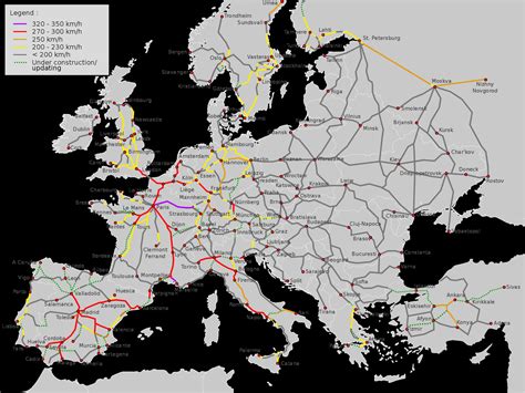 Train System In Europe Map Secretmuseum
