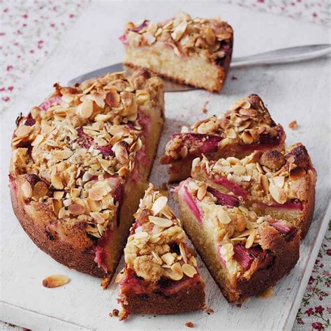Rhubarb Crumble Cake Absolutely Delicious