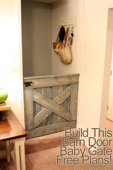 17 best diy barn door plans that exist on the internet. DIY Barn Door Baby Gate {Remodelaholic} - The Inspired Room