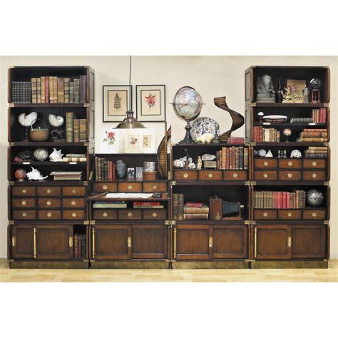 Authentic Models Campaign Modular Build Your Own Wood Bookcase Wall At