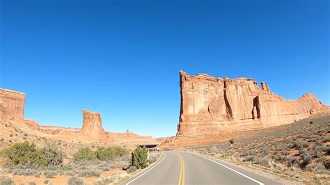 Arches National Park From The Road Hiking Utahs National Parks Vrs