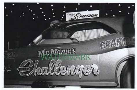 Vintage Nhra Drag Racing Mr Norms Aafunny Car Super Challenger Gary