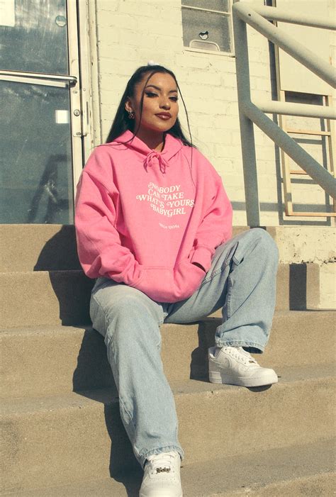 Nobody Can Take Whats Yours Hoodie In 2020 Latina Fashion Pink