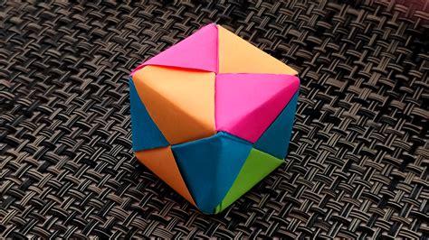 Origami Cube Easy Origami Cube Origami Cube Origami Easy Origami