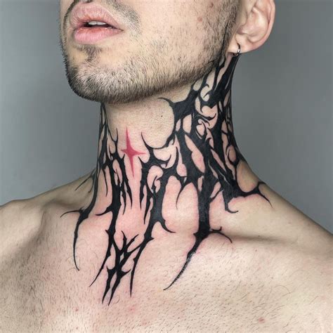 Tattoo For Inspiration On Instagram “black Gothic Neck Done By Bashme