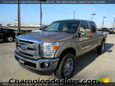 Pale Adobe Metallic 2011 Ford F250 Super Duty Lariat Crew Cab 4x4