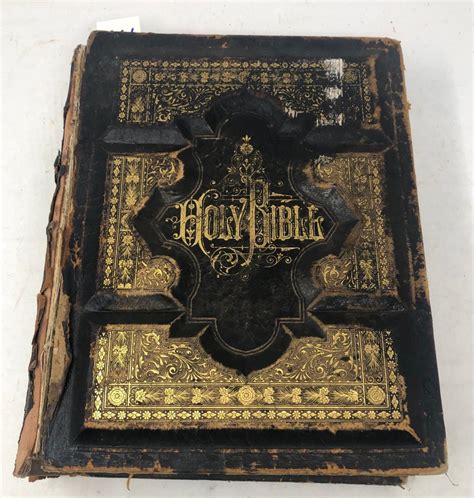 Sold Price Antique Holy Bible Old And New Testaments Published In