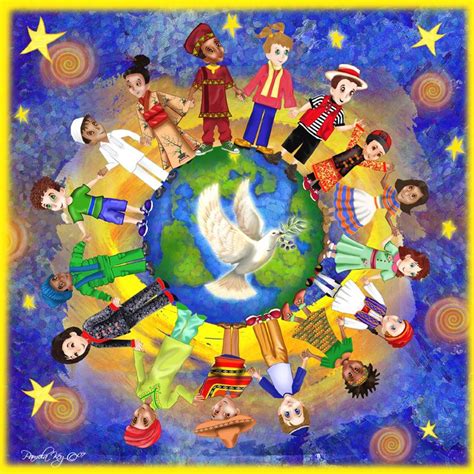 All The World Harmony Day Peace Love World Peace