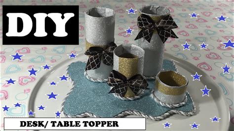 Diy Crafts For Your Desk Or Table Using Empty Toilet Paper
