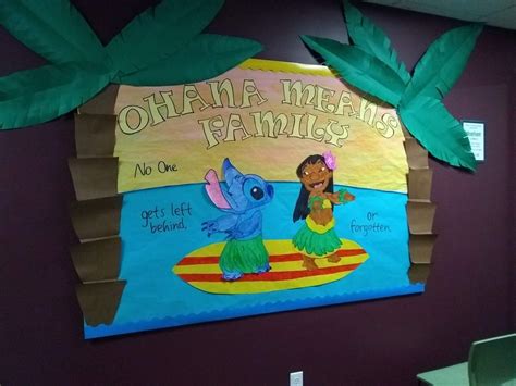 Heres Some Inspiration For A Tropicallilo And Stitch Bulletin Board