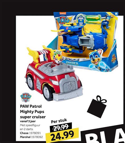 Paw Patrol Mighty Pups Super Cruiser Aanbieding Bij Intertoys 1Folders Nl