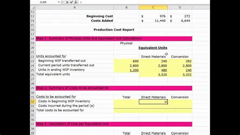 The result is 6 because the fraction is lost. Process Costing FIFO Method (Problem 8-29) - YouTube