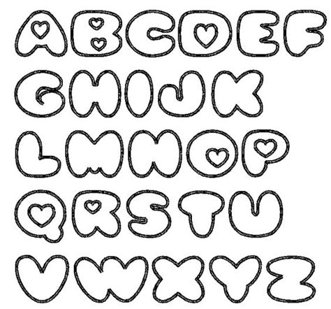 Moldes De Letras Do Alfabeto Lindos Para Imprimir Alfabetos Lindos