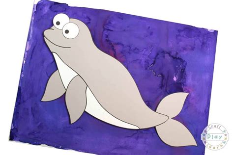 Easy Beluga Whale Craft For Kids Craft Play Learn By The Inspiration Edit