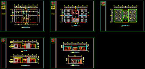 Planos De Escuela En Dwg Autocad Establecimientos Educacionales Proyectos En Planospara