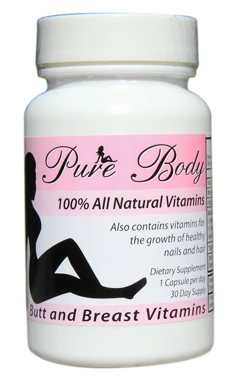 Purebody Vitamins The 1 Butt And Breast Growth Pills All In One