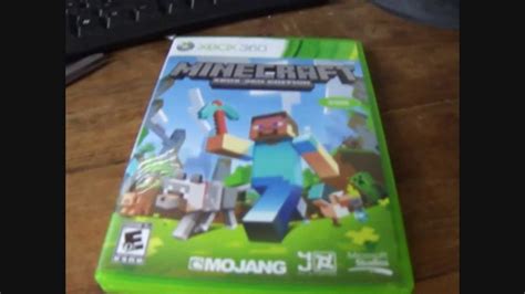 Unboxing Minecraft Xbox 360 Edition Youtube