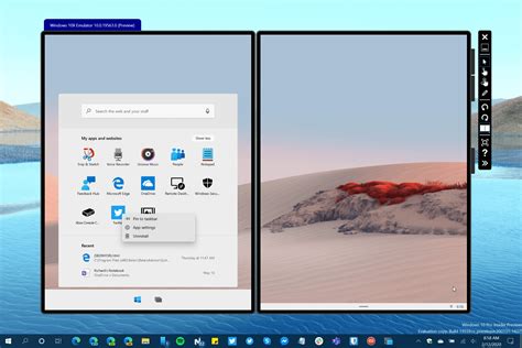 Windows 10x Screenshots