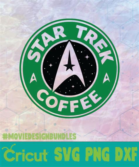 Star Trek Coffee Logo Svg Png Dxf Movie Design Bundles