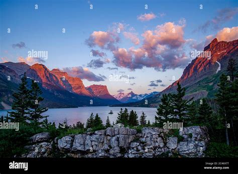 Wild Goose Island St Mary Lake Glacier National Park Montana Usa